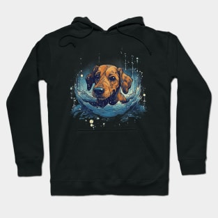 Swimming dog Hoodie